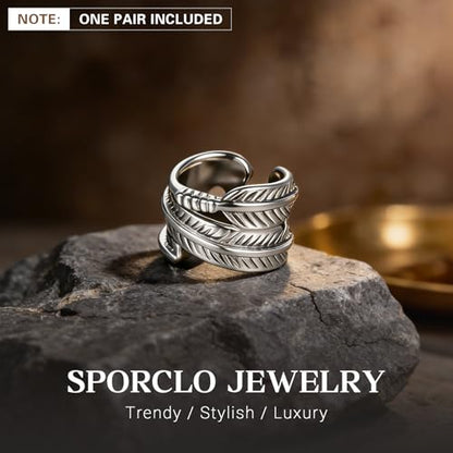 Gothic Clip On Ear Cuff Stainless Steel No Piercing Helix Cartilage | Hypoallergenic,Non Piercing Helix Cartilage,Gold Silver,Fake Earring,Lightweight,Punk Gothic Jewelry Gift Women Men - color: K7-Edgy Design Silver 3
