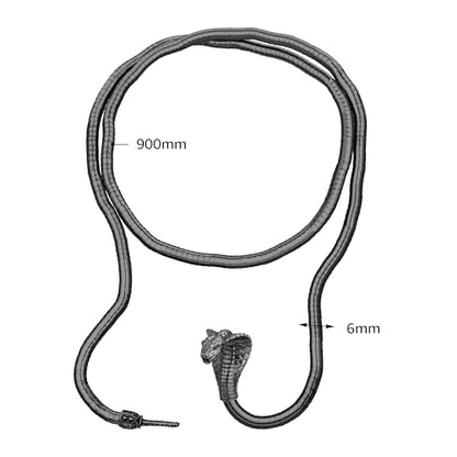 Bendable Snake Chain Necklace for Women Arm Cuff Flexible Twisty Multi-purpose DIY Bracelet and Punk Choker Trendy Medusa Snake Jewelry Gift - style: DIY Snake Black