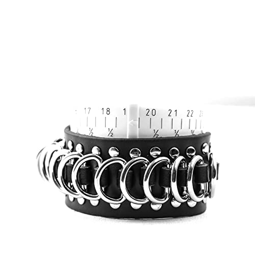 Eigso Punk Leather Studded Rock Bracelet for Men Women Gothic Rivets Y2K Black Wristband for Man Woman - color: Black 2 Pcs