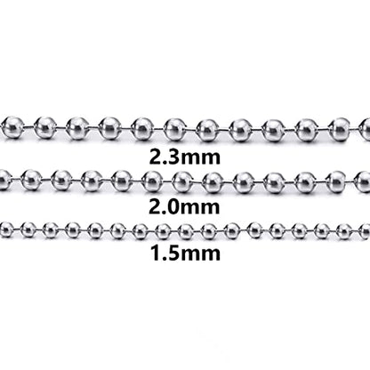Savlano 925 Sterling Silver Solid Italian Figaro, Rope,Herringbone, Curb, Ball Bead, Snake, Mariner Chain Anklet for Women, Comes in 0.8mm - 5mm With Gift Box - style: Ball Bead 2mm