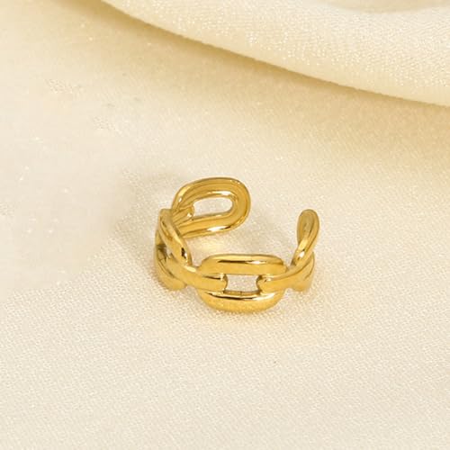 Non-Piercing Ear Cuffs for Women Clip-On Cartilage Earrings Trendy Stackable Jewelry
