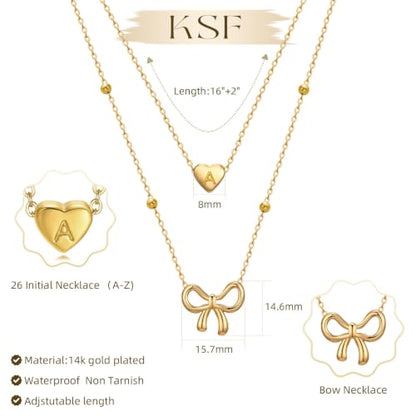 KSF Gold Lariat Necklace for Women Y Shaped Layered CZ Drop Chain | Y shaped necklace; Layered CZ detail; Long lariat style; Gift for her - color: Gold-21