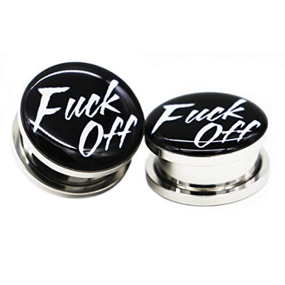 Ear Gauges Plugs Stretching Surgical Steel Piercing Jewelry 4pcs 2g-1" - style: Gauge:7/8"(22mm)
