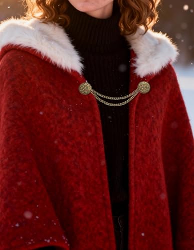 Vintage Sweater Cardigan Shawl Chain Clips Swirl Cape Cloak Collar Clasp Pin Retro Shirt Dress Lapel Brooch Pins Rose Flower Leaf Pearl Heart Rhinestone Renaissance Brooch Clip For Women Men - style: Vintage