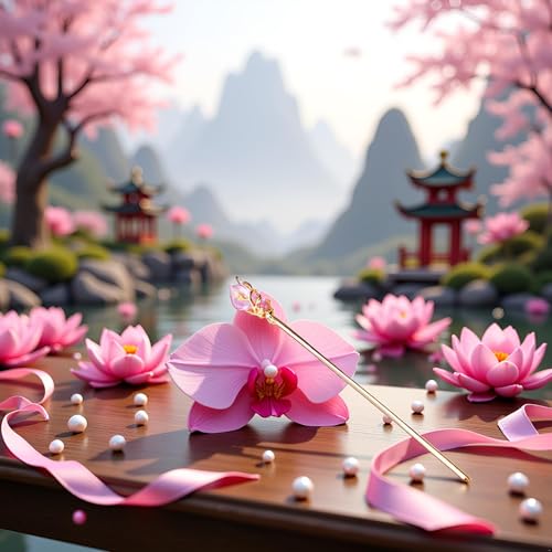 Purple Pretty Chinese Style Retro Hair Stick Hairpin, Women Metal Rhinestone Hair Fork Hair Chopsticks,Hair Styling Pins Retro Tassel Hairpin Woman Hair Clip Accessories