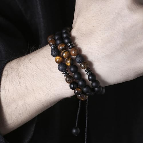 Boho Turquoise Bracelet Stack For Women Wooden Beaded Stretch Wrap Bracelet Jewelry - color: D-boho beaded Bracelet stack