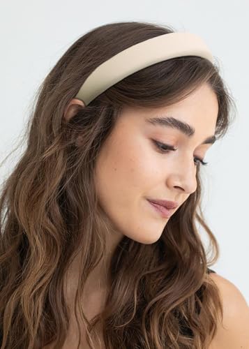 AIBFRID Headbands for Women Non Slip Padded Headband Trendy Cute Headbands for Women's Hair 0.8 Inch Comfortable Head Bands Hair Accessories 6PCS
