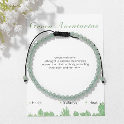 Lit Wall Crystal Anklets for Women Handmade Beach Boho Ankle Bracelet 4mm Adjustable Beaded Ankle Bracelet Waterproof Natural Stone Anklet Plus Size Anklets Gemstone Anklet Jewelry Gift for Her - style: Garnet