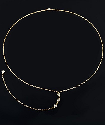 4-8Pcs Sexy Body Chain Belly Waist Chain Necklace Summer Beach Bikini Bra Body Jewelry for Women Gold Tone - style: B1:6pcs, Gold Tone