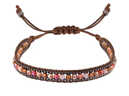 Bohemian Braided Bead Bracelet for Women, Trendy Jewelry Design - style: Bracelet L12-036
