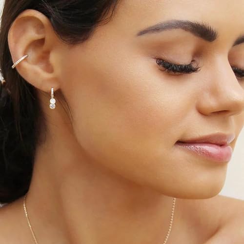 Ettika Ear Cuff. Earrings For Women. Ear Cuffs For Women Non Piercing, 18k Gold or Rhodium Plated Ear Cuff. Cuff Earrings - color: Gold 001