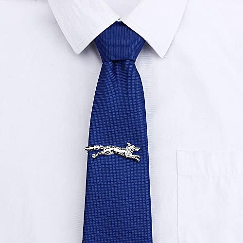 HAWSON 2 inch Tie Clip for Men-Novelty Sport Necktie Bar Clip,Tie Pin,Special Interesting Gift for Men - style: Fox