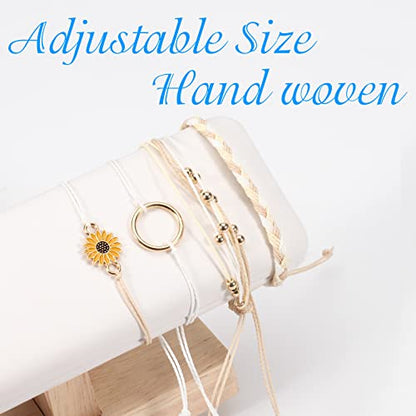 Ardorchid Halloween Bracelets for Women Pumpkin Ghost Steleton Bat Skull Beaded Stackable Stretchy Bracelet Rugby Thanksgiving Christmas Heishi Bracelets - color: Z-1
