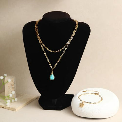 Swyabi 20 PCS Paperclip Necklace Bracelet Chains Bulk for Jewelry Making | 18K Stainless Steel, Gold Plated, with Extender, No Fade, No Rust, Adjustable, for Men Women DIY - color: 3x7.5mm Gold