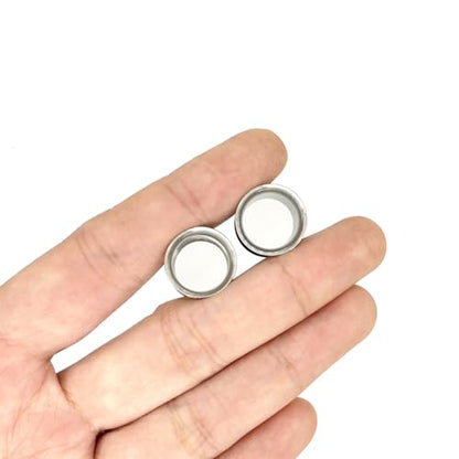 HEKEUOR Ear Tunnels Stretching Kit Stainless Steel Gauge Plugs Set Single Flared Stretching Kit 00g 7/16 1/2 9/16 5/8 3/4 7/8 1 Inch - style: 13MM