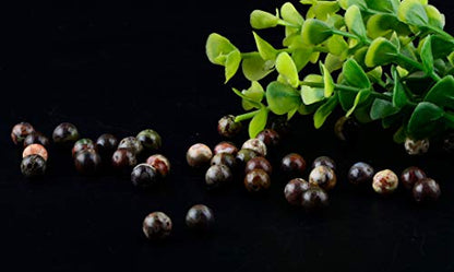 Natural Stone Beads 100pcs 8mm Ocean Jade Round Genuine Real Stone Beading Loose Gemstone Hole Size 1mm DIY Smooth Beads for Bracelet Necklace Earrings Jewelry Making (Ocean Jade, 8mm) - color: Ocean Jade, size: 8mm