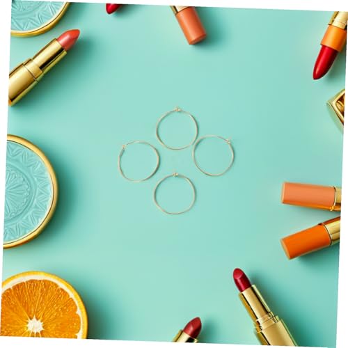 SHERCHPRY 10pcs Large Hoop Earrings for Women Lightweight Oversized Circle Dangles Fade Resistant Finish Versatile Jewelry for Weddings Parties Everyday Wear