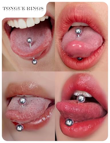 16G-2G ASTM F136 Titanium Internally Threaded Nipple Tongue Rings Piercing Jewelry Straight Industrial Earring Barbell G23 Titanium Nipple Tongue Bars Piercing Jewelry for Women Men 12MM-40MM - style: 2G, 12mm Length, 10mm Ball