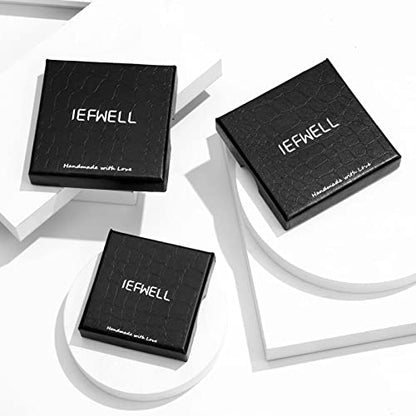 IEFWELL Layered Gold Necklaces for Women, Letter A-Z Initial Necklaces | Necklaces for Women Girls, 14K Gold Plated, Paperclip Chain Necklace, Toggle Clasp Layered Necklace, Jewelry Birthday Gift - size: 14"+2"/20", style: I