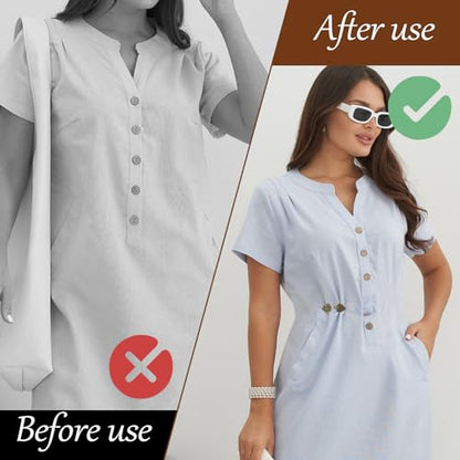 4 PCS Vintage Sweater Swirl Clip, Shirt Clip, Cape Cloak Clips, Retro Cardigan Shawl Collar Clasp Dress Shirt Button Clips, Dress-Clip for Women (4 Styles, Bronze)