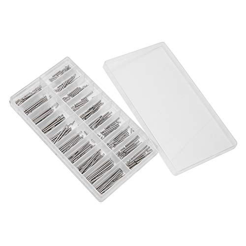 Tiiyee Watch Split Pin, Tube Friction Strap Pressure Bars Pins Rivet Ends | Watch Repair Kit Pins Rivet Ends Watchband Link Cotter Tools for Watchmaker Band Clasp Straps Buckles Repair Shop Replacement