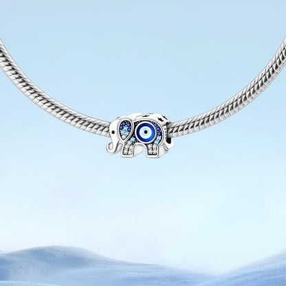 Charm for Bracelets and Necklaces, Heart Animals 925 Sterling Silver Bead Celestial Sun Moon Star Charms Jewelry Gift for Women Girls - color: Elephant Charm