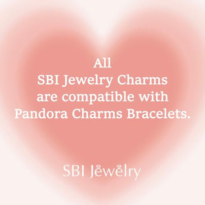 Silver Initial A-Z Letter Charm Compatible Pandora Charm Bracelets for Women Jewelry - style: S