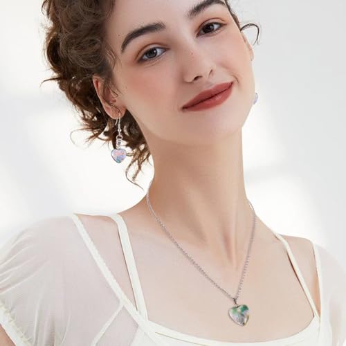 Craftdady Stainless Steel Pendant Cabochon Settings Heart Square Teardrop Flat Round Oval Rectangle Blank Bezel Trays Base Pendant with Glass Cabochons for DIY Earrings Necklace Jewelry - color: Stainless Steel Color Heart 3 Styles