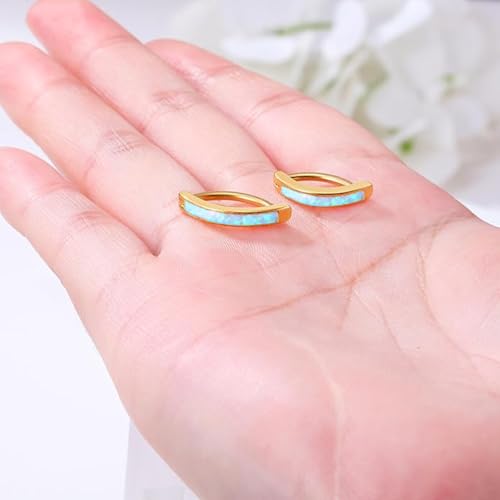 Clicker Belly Button Ring Hoop Belly Button Ring 14G Navel Ring | Surgical stainless steel hinged belly button ring for belly button piercing, navel body jewelry for women and men - color: COP-Gold