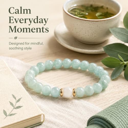 Anxiety Relief Crystal Bracelet Menopause Bracelet Tigers Eye Citrine Natural Stone Stress Beaded Stretch Bracelets Anxiety Relief Healing Bracelets New Chapter Encouragement Jewelry Menopause Gifts - color: C