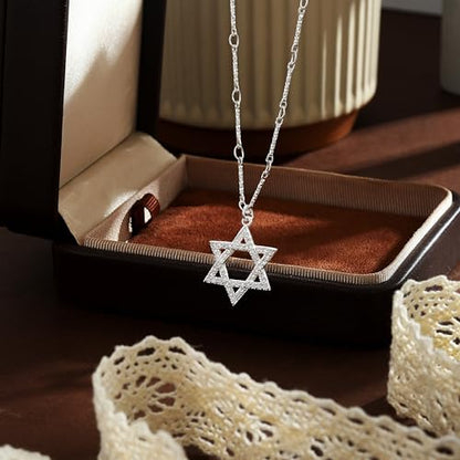 Coshilta Layered Gold Necklaces for Women, 14K Plated Gold Sterling Silver Plated Dainty Pendant Necklace Set with Cubic Zirconia,Stackable Chain Choker,Trendy Personalized Jewelry Gift Non Tarnish - style: C-N0549-S