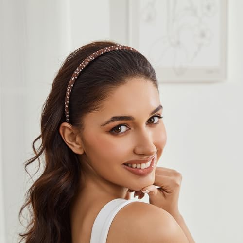 STHUAHE4PC Multicolor Protection Resin Teeth Comb Hair Hoop Hairband Headband Hair Accessories for female by Beauty hair (black+brown+Purple+red) - color: black+brown+Purple+red