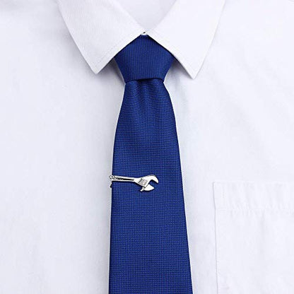 HAWSON 2 inch Tie Clip for Men-Novelty Sport Necktie Bar Clip,Tie Pin,Special Interesting Gift for Men - style: Monkey Wrench