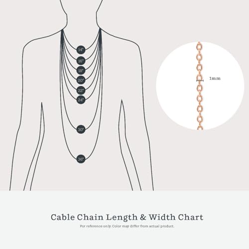 KEZEF 18K Gold Plated 925 Sterling Silver Box Chain Necklace for Women, 1mm Thin & Sturdy Italian Chain Necklace, Rose Gold & Silver Available, 15/16/18/20/22/24/30 Inch - color: Sterling Silver, size: 18 Inch (Popular Women's Length)