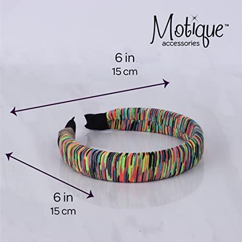 Padded Headband for Women for Women (Multi Stripe) - color: Striped Multi