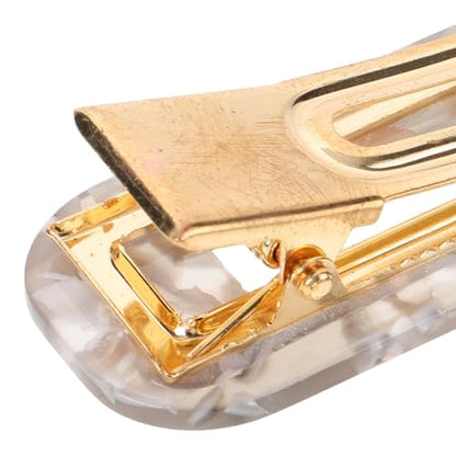 3pcs Acrylic Hair Clips Set Creative Fashion Bobby Pins Barrettes Hair Accessories Easy to Carry for Women and Stylish Styling Tool