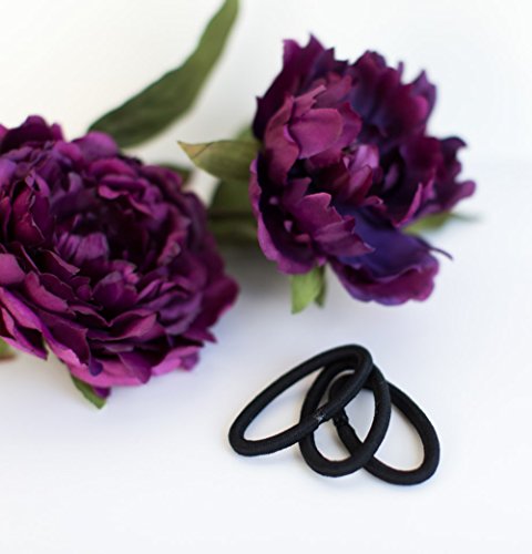 REVLON Extra Thick Black Hair Elastics, (Pack of 30) - color: Black, size: 1 Count (Pack of 30)