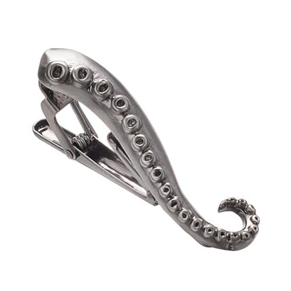 Yoursfs Novelty Marine Animals Tie Clip for Men Shark Whale Unique Cool Personalized Business Tie Bar Pin Jewelry for Valentine's Day Gifts - style: Octopus tentacles