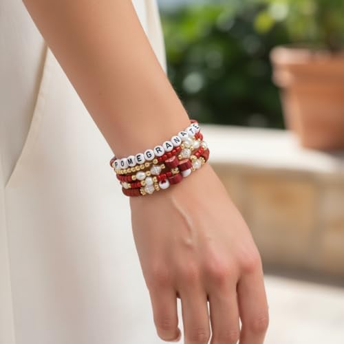 Twinfree Bohemian Cute Fruit Banana Cherry Strawberry Pineapple Mango Polymer Clay Beaded Stackable Stretch Bracelets - color: color 24
