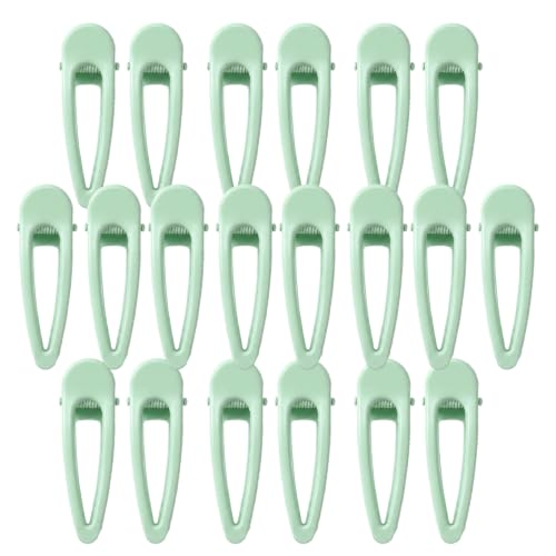 Elegant Hair Clips for Women, Premium Metal Barrettes with Anti-Slip Design - Stylish Hair Accessories for Daily & Party Hairstyles (20, Mint Green) - color: Mint Green