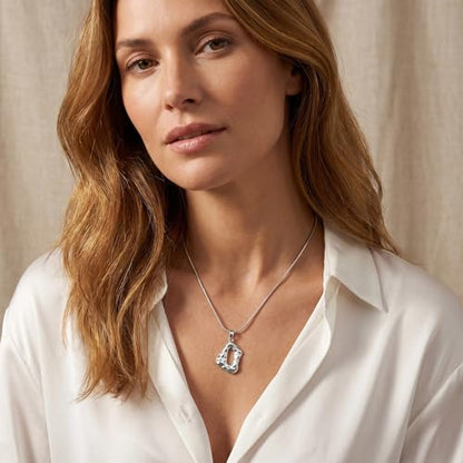Boho Chunky Gold Statement Necklaces for Women Beach Jewelry Gifts | Versatile Everyday Wear, Pairs with Any Outfit, Ideal Gift for Any Occasion, Easy to Layer, Lightweight, Hypoallergenic - style: Hammered-Silver-A