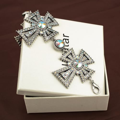 ILuvatar Western Metal Concho Belt for Women Cowgirl Waist Chain for Women Dress Pants Adjustable - color: Silver-t15