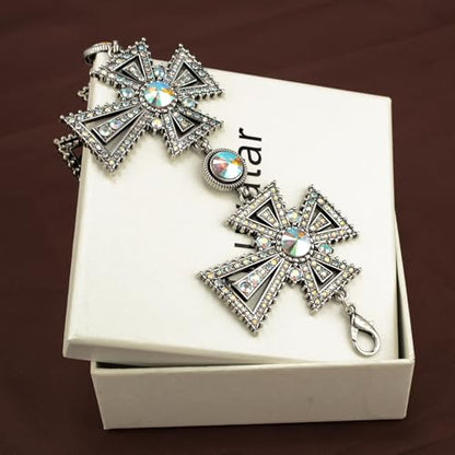 ILuvatar Western Metal Concho Belt for Women Cowgirl Waist Chain for Women Dress Pants Adjustable - color: Silver-t15