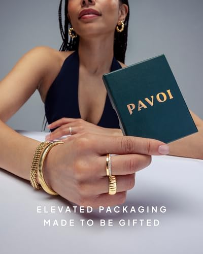 PAVOI Initial Necklace for Women, 14K Gold Plated Double Dog Tag CZ Pendant | Dainty Necklace, Letter Tag Necklace, Cubic Zirconia Pendant, Box Chain Necklace - style: - A