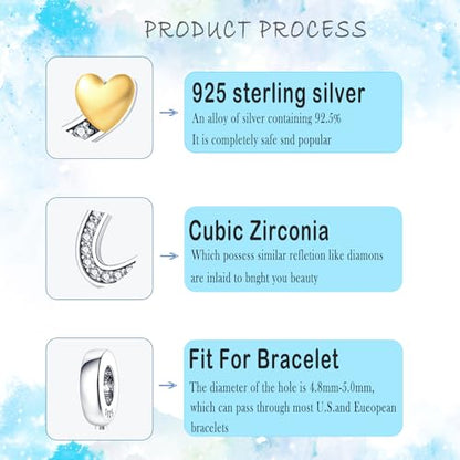 HappyStar Sterling Silver Letter Charms for Bracelets Alphabet Initial Dangle Charms Bead fit Pandora Bracelets Jewelry Gifts for Women - color: Letter charms C