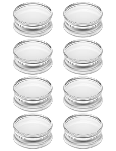 6G to 30MM Gauges for Ear Acrylic Double Flared Saddle Solid Tunnels Plugs 4MM- 30MM Ear Expander Gauges Stretcher Flesh Earrings Body Piercing Jewelry for Women Men (Black White Clear) - color: Clear, size: 30MM Tunnels