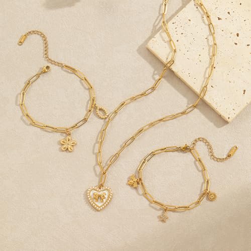 Swyabi 20 PCS Paperclip Necklace Bracelet Chains Bulk for Jewelry Making | 18K Stainless Steel, Gold Plated, with Extender, No Fade, No Rust, Adjustable, for Men Women DIY - color: 4x12mm Gold