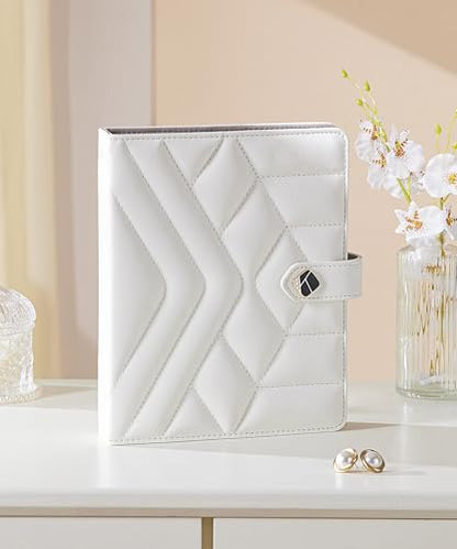 Homde Travel Jewelry Organizer for Women: 6 Pages with 18 Clear Pouches | 18 PVC Compartments for Rings Earrings Necklaces - Compact Book Case for Travel - Anti Tarnish Pockets with Snap Closure