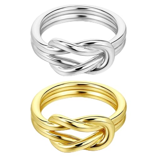 2 PCS Scarf Rings for Women 0.9in Knot Scarf Clip for Shawl Scarves Dress Buckle Wrap Clasp Clip Clothing Accessories