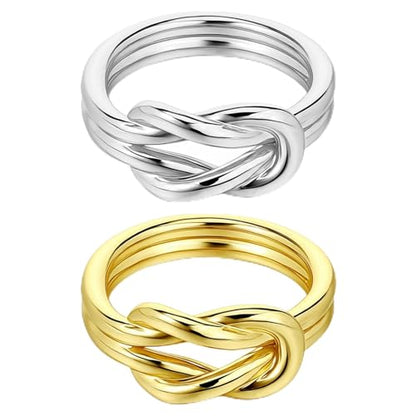 2 PCS Scarf Rings for Women 0.9in Knot Scarf Clip for Shawl Scarves Dress Buckle Wrap Clasp Clip Clothing Accessories